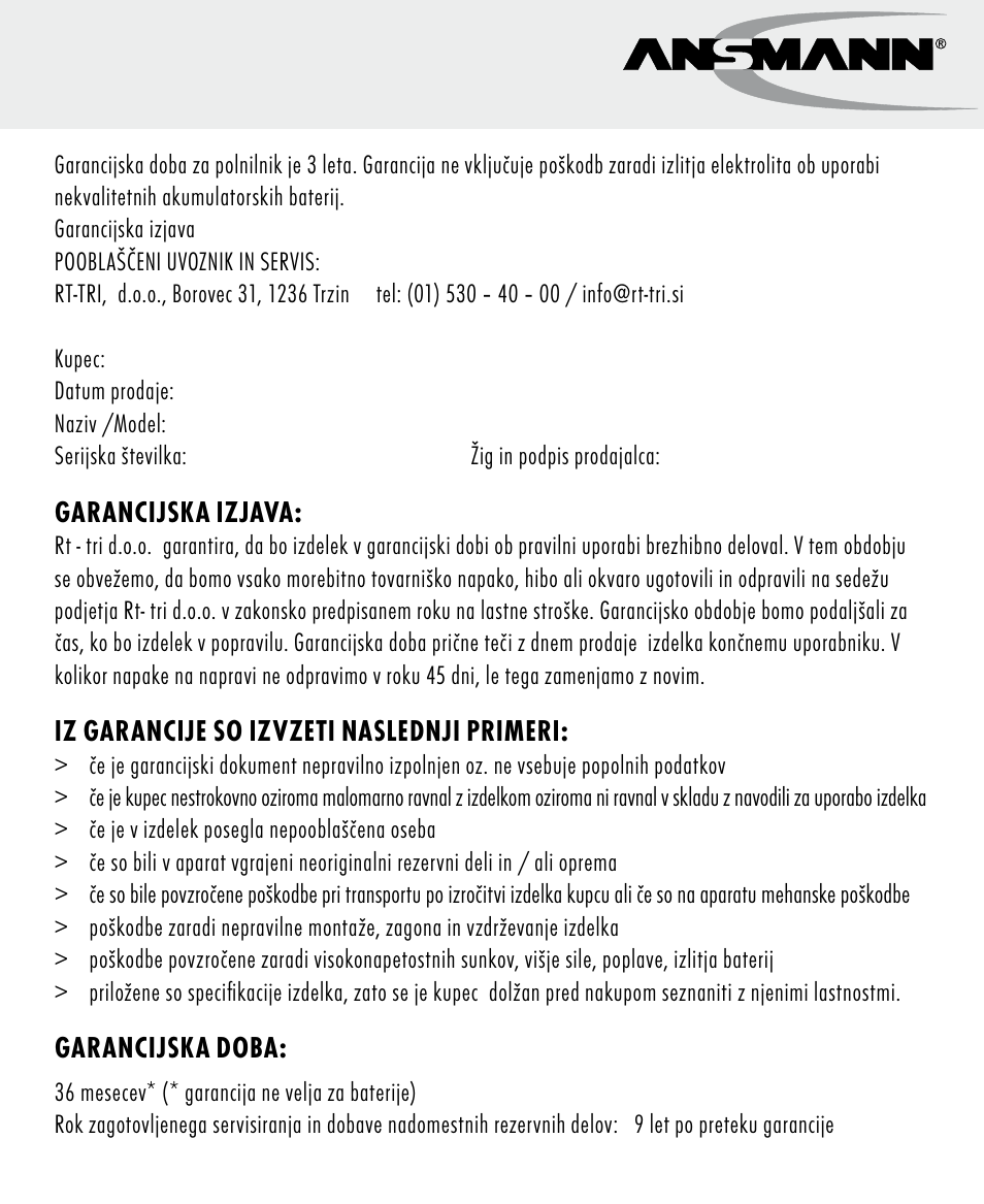 ANSMANN 5707144 Energy 4 speed User Manual | Page 61 / 76