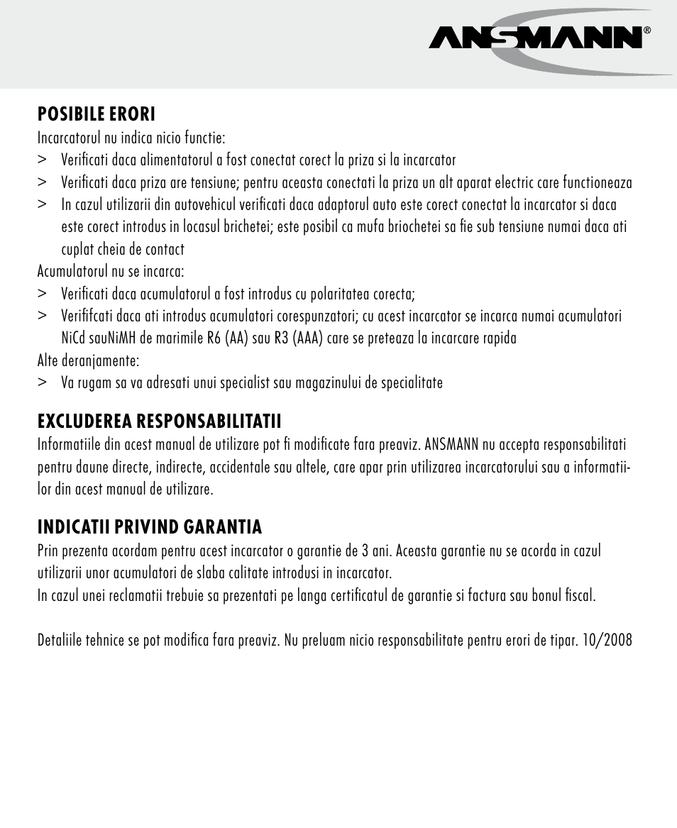 ANSMANN 5707144 Energy 4 speed User Manual | Page 65 / 76
