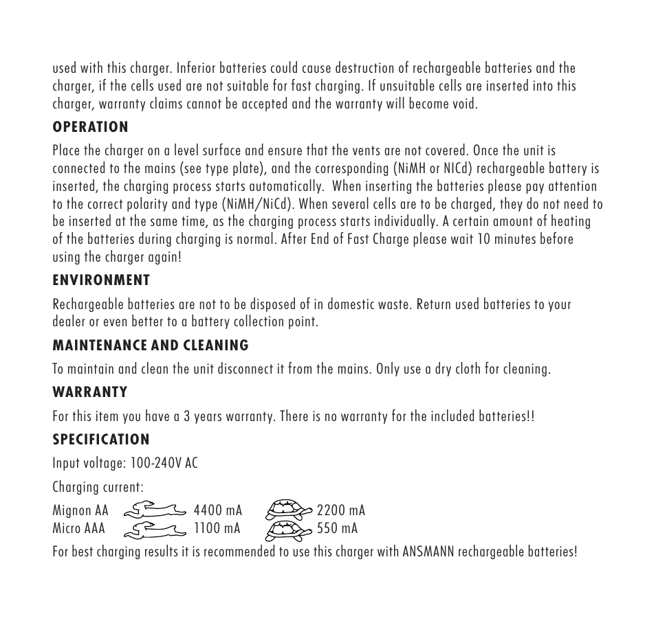 ANSMANN 5707153 Digispeed 4 Ultra+ User Manual | Page 3 / 48