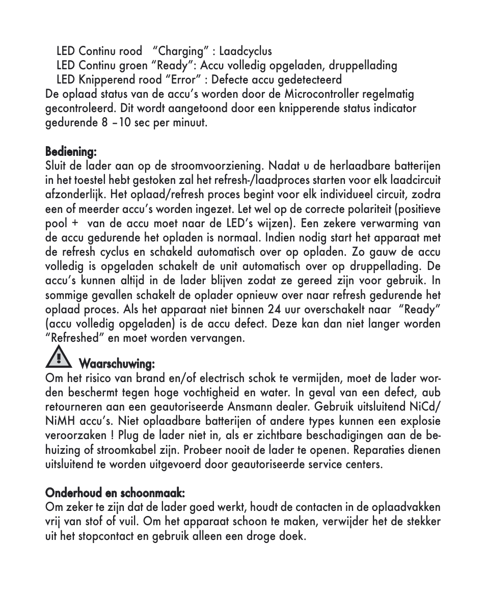 ANSMANN 5C07092 Energy 4 Set User Manual | Page 13 / 24