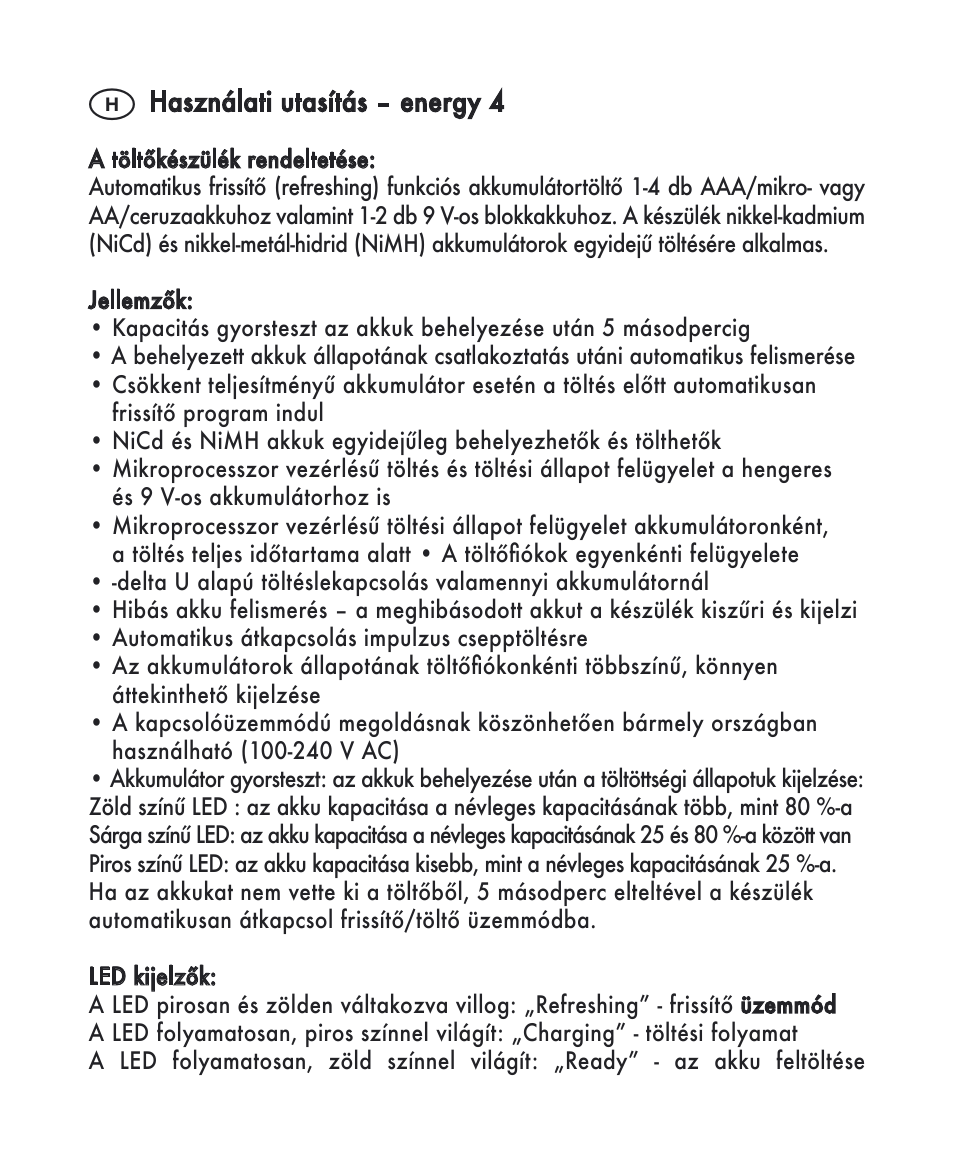 ANSMANN 5C07092 Energy 4 Set User Manual | Page 18 / 24