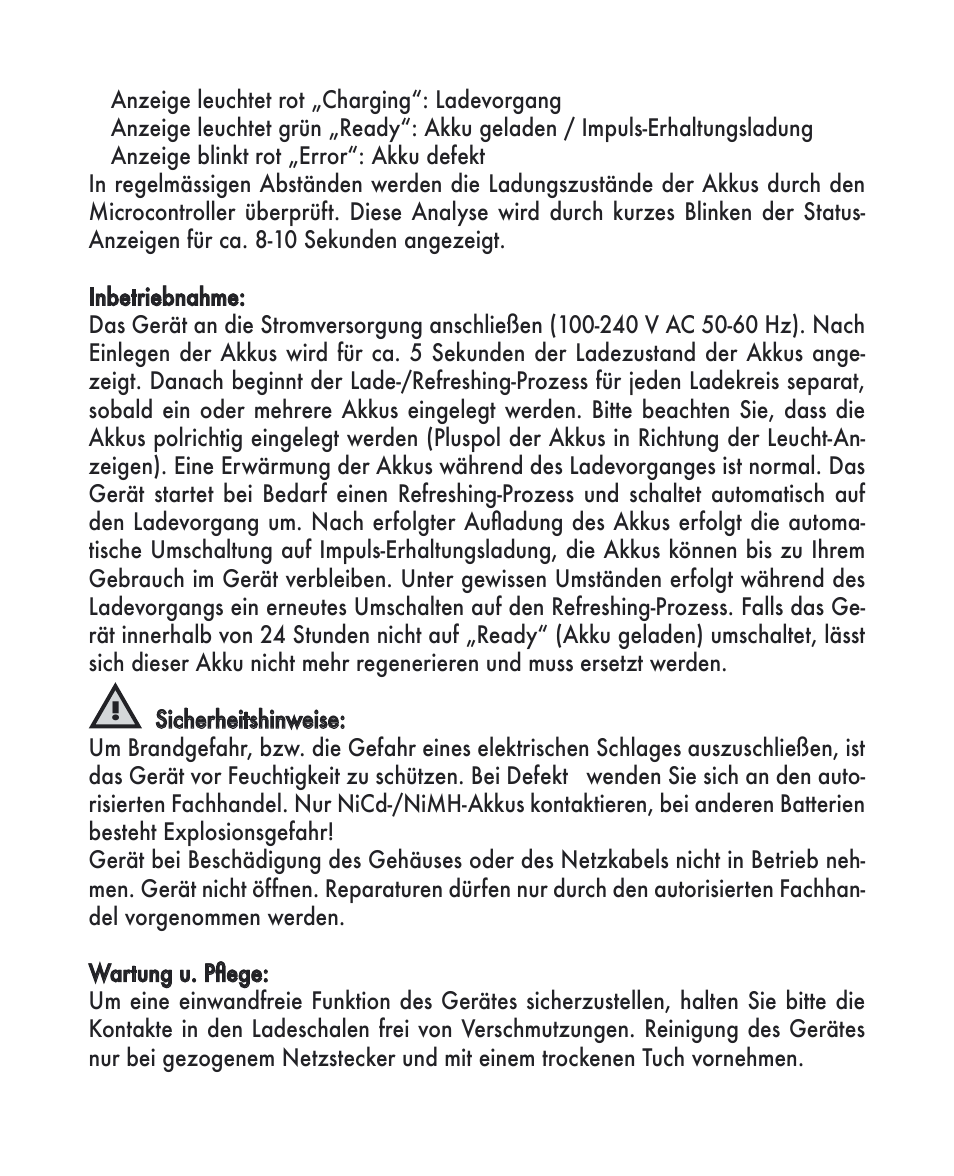 ANSMANN 5C07092 Energy 4 Set User Manual | Page 3 / 24