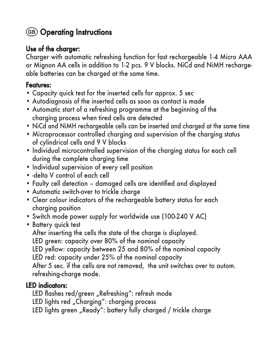 ANSMANN 5C07092 Energy 4 Set User Manual | Page 4 / 24