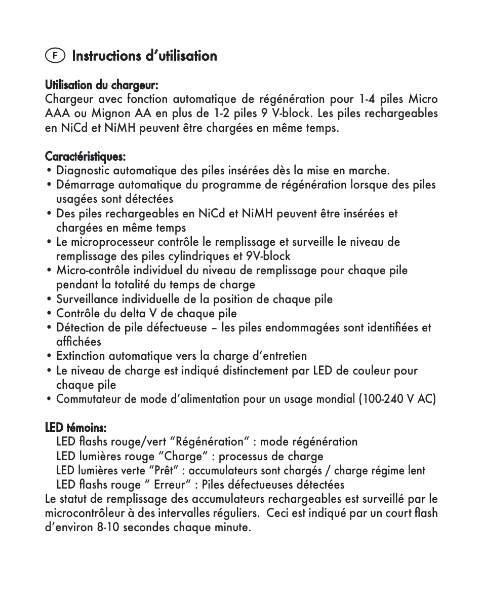 ANSMANN 5C07092 Energy 4 Set User Manual | Page 6 / 24