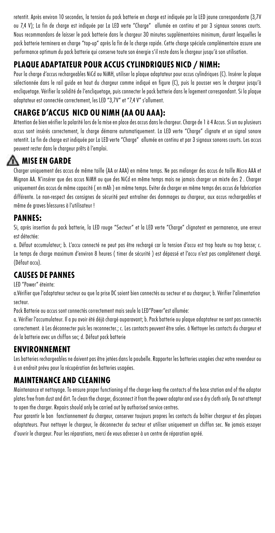 ANSMANN 5025023 DigiCharger plus User Manual | Page 8 / 39
