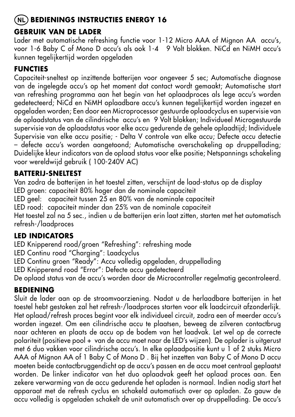 ANSMANN 5207123 Energy 16 User Manual | Page 12 / 28