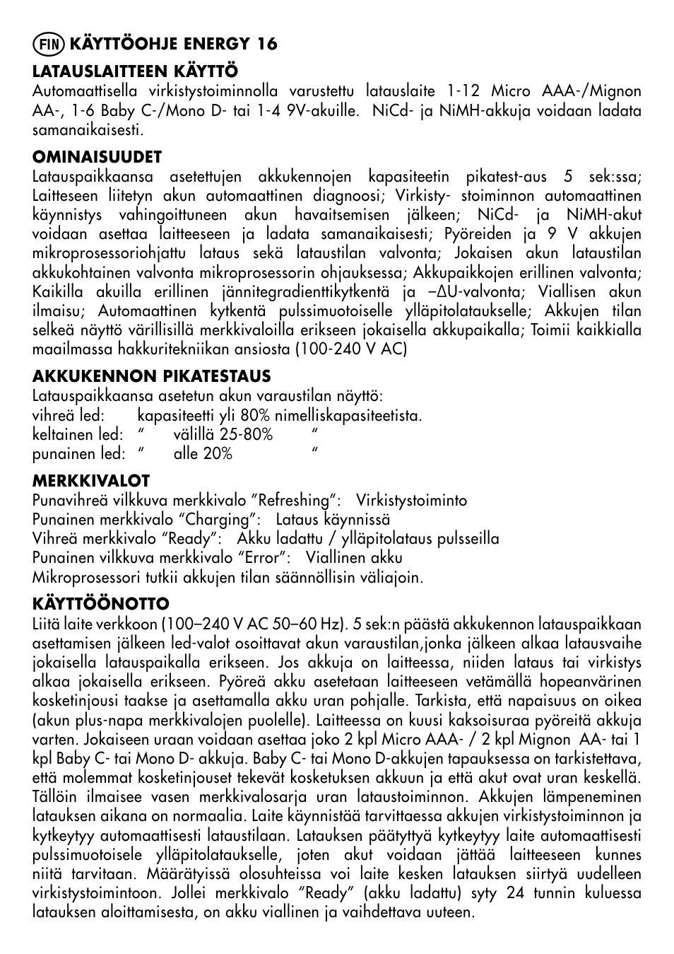 ANSMANN 5207123 Energy 16 User Manual | Page 14 / 28