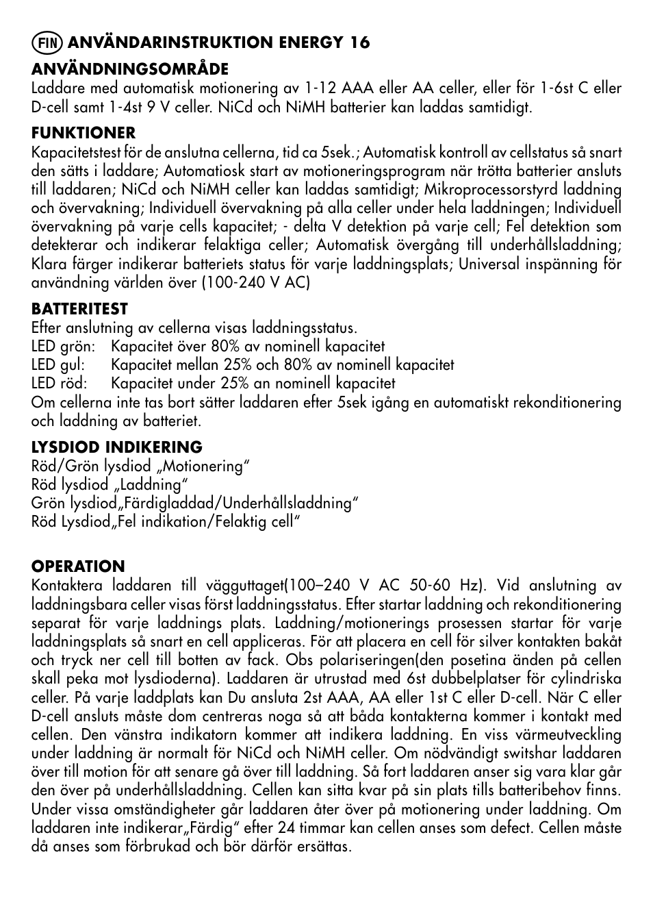 ANSMANN 5207123 Energy 16 User Manual | Page 16 / 28