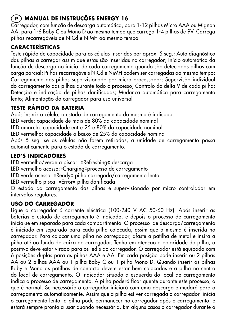 ANSMANN 5207123 Energy 16 User Manual | Page 20 / 28