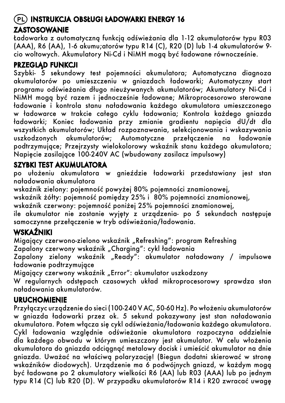 ANSMANN 5207123 Energy 16 User Manual | Page 22 / 28