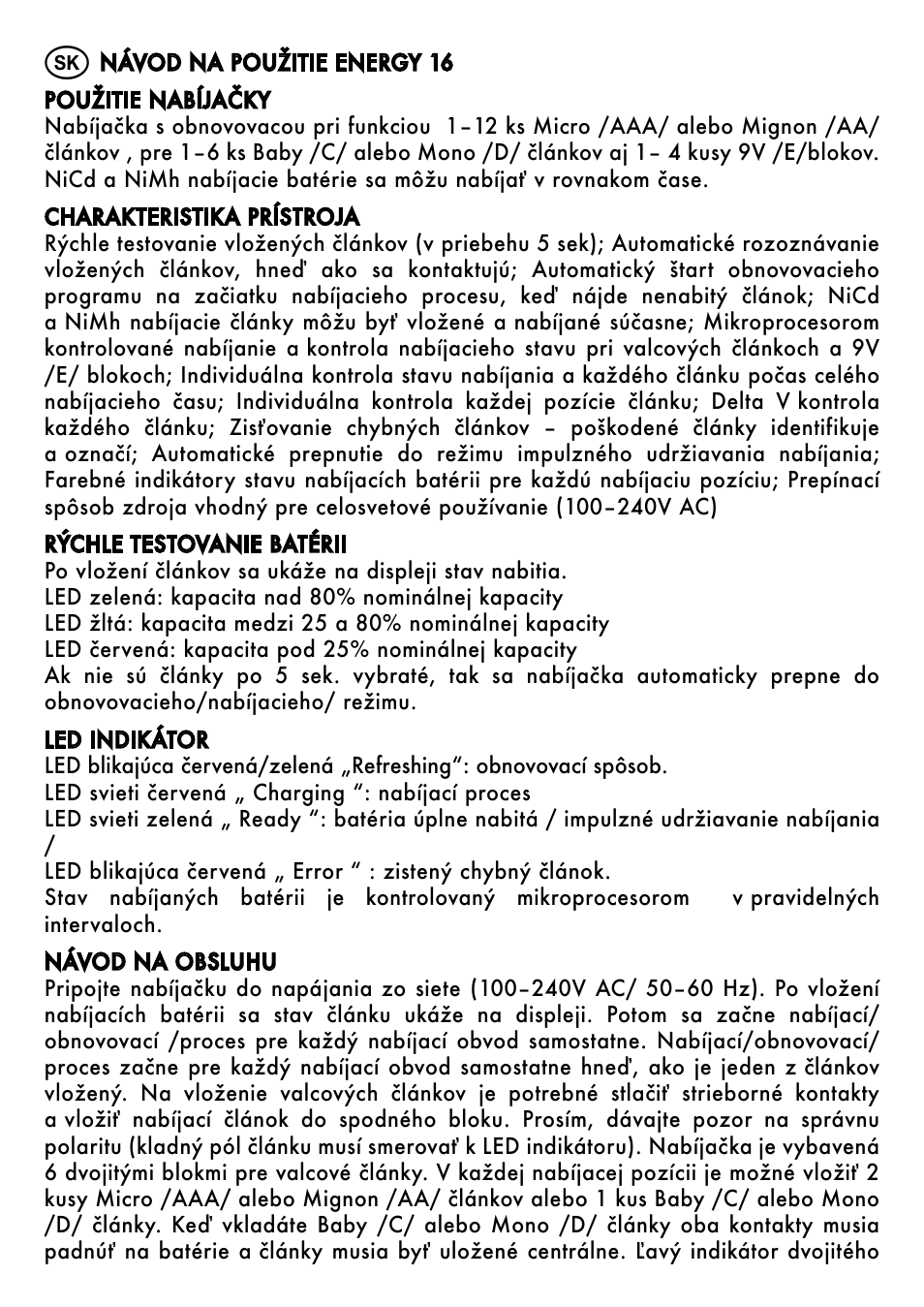 ANSMANN 5207123 Energy 16 User Manual | Page 26 / 28