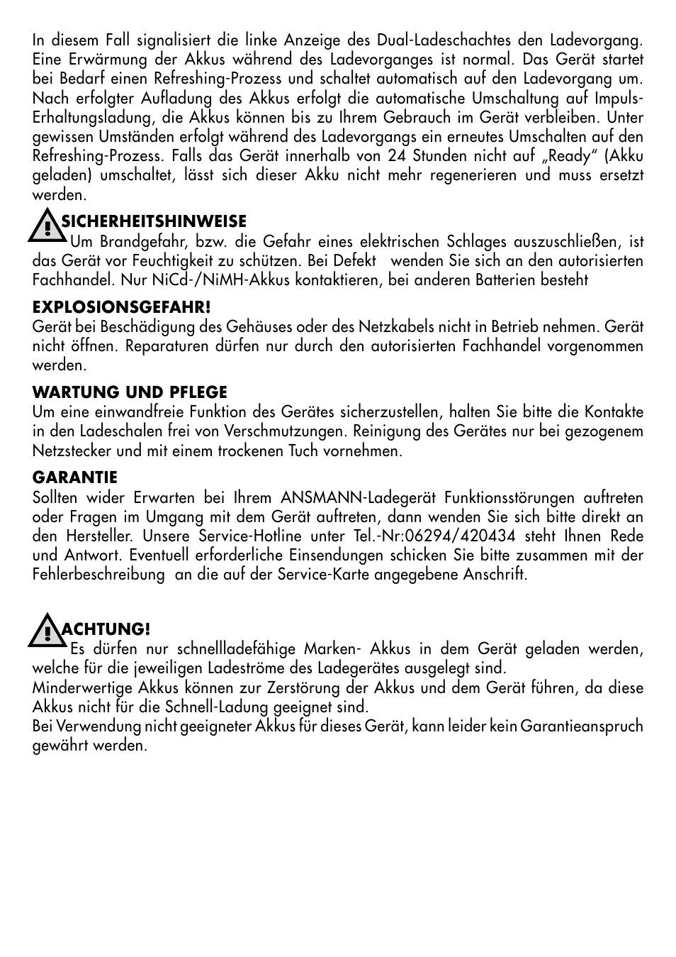ANSMANN 5207123 Energy 16 User Manual | Page 3 / 28