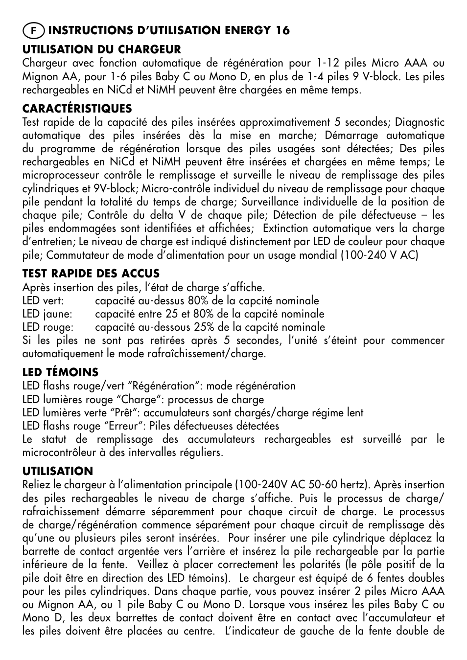 ANSMANN 5207123 Energy 16 User Manual | Page 6 / 28