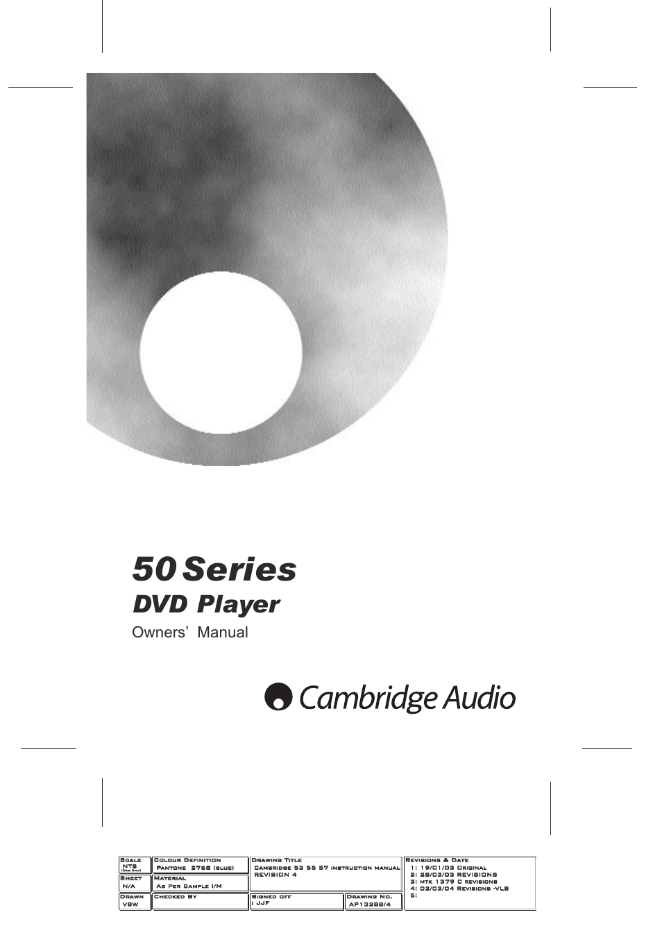 Cambridge Audio SERIES 50 User Manual | 32 pages