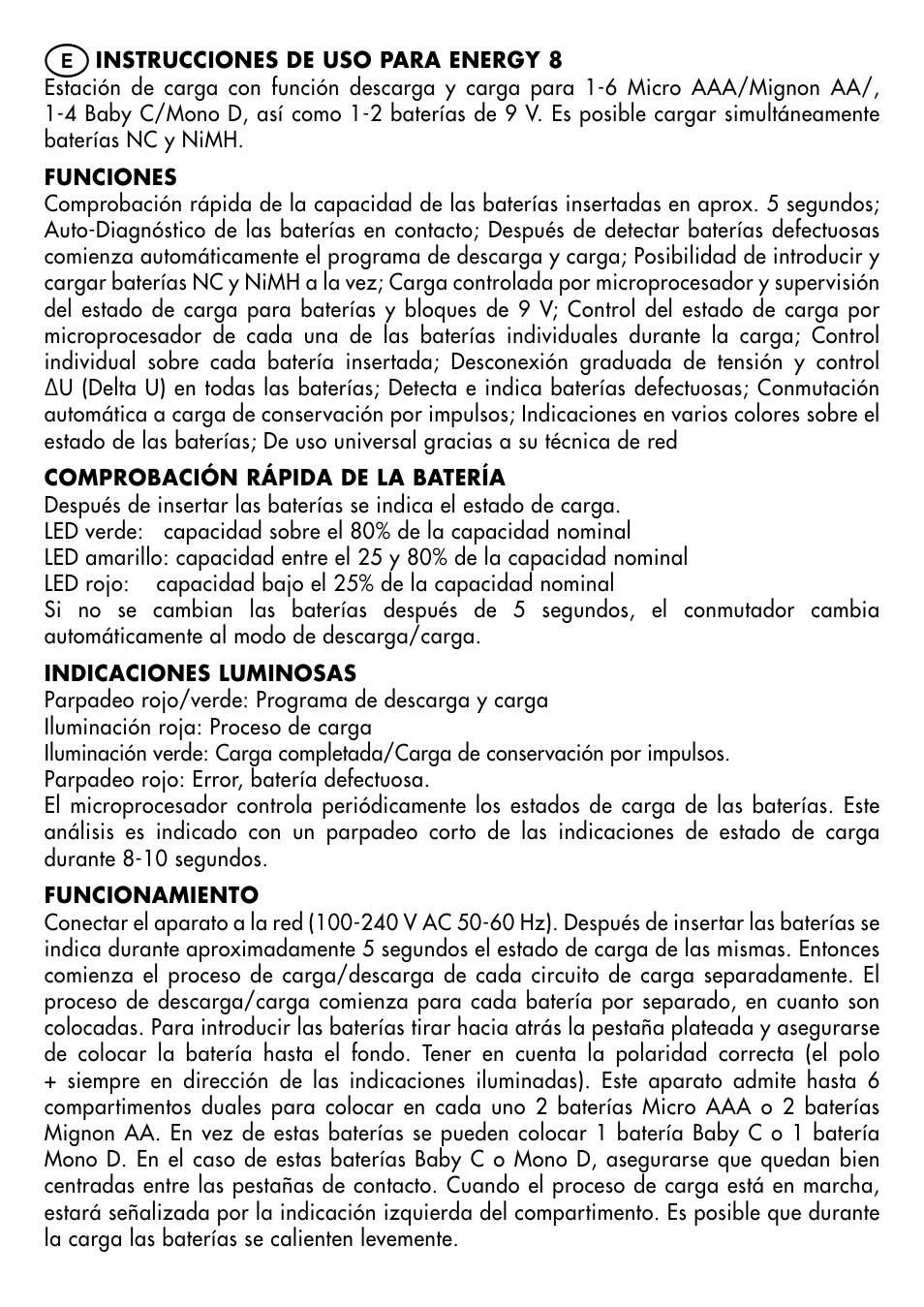ANSMANN 5207132 Energy 8 User Manual | Page 10 / 26