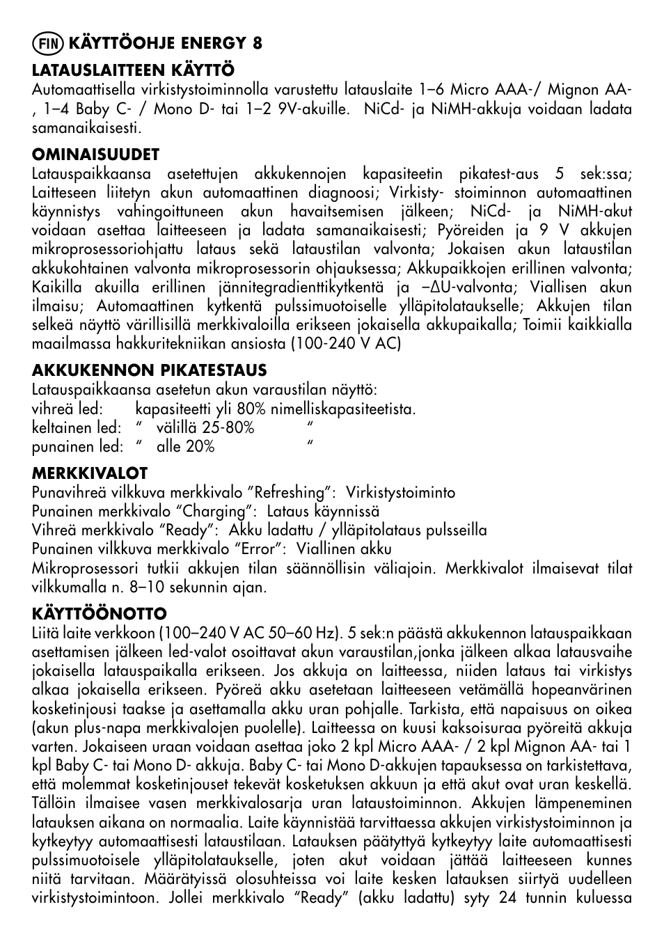 ANSMANN 5207132 Energy 8 User Manual | Page 14 / 26