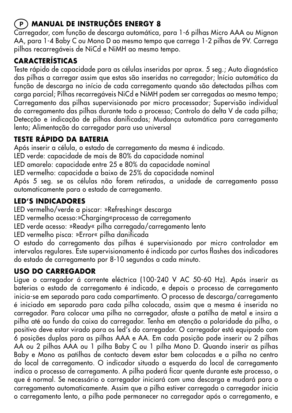 ANSMANN 5207132 Energy 8 User Manual | Page 18 / 26