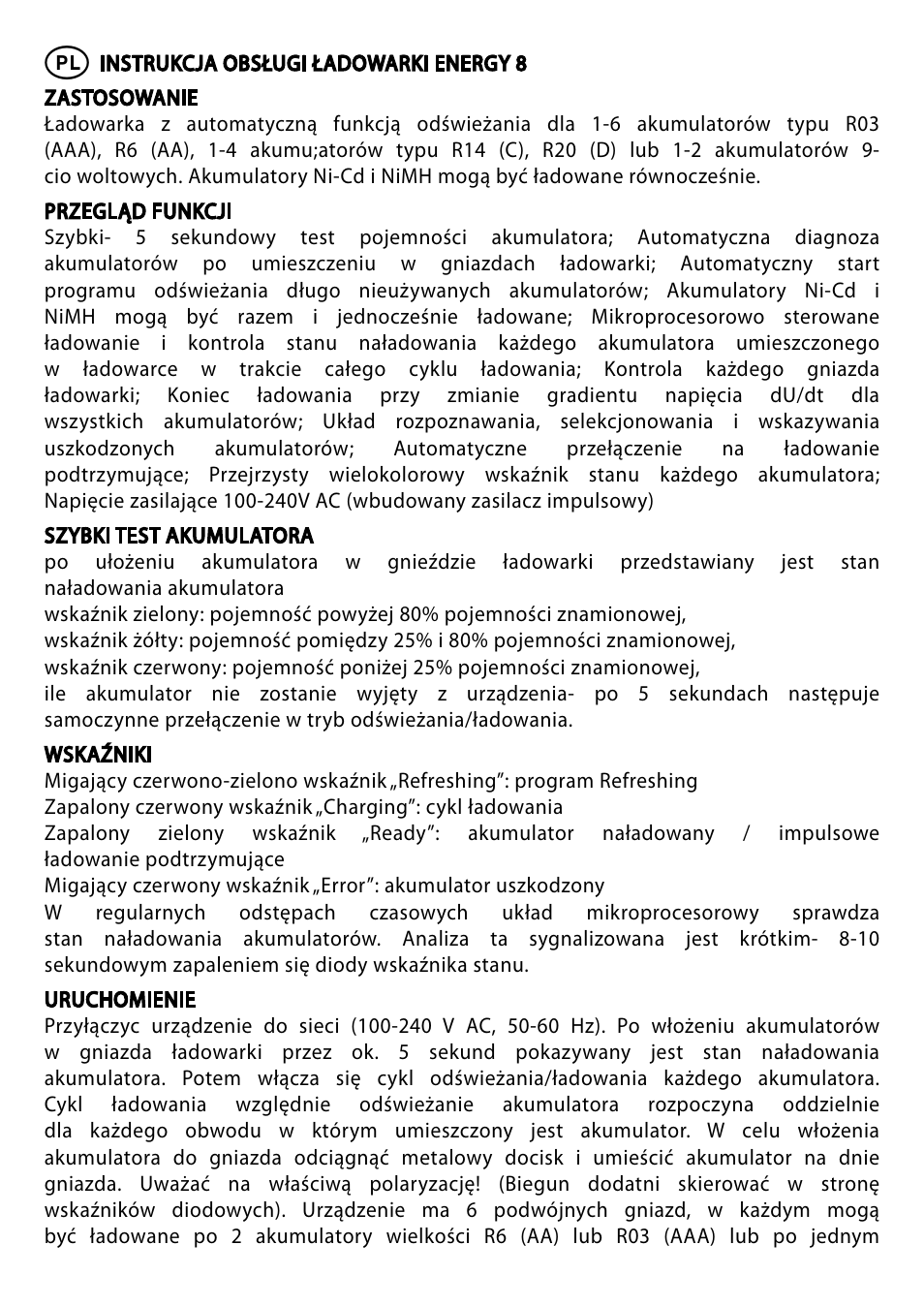 ANSMANN 5207132 Energy 8 User Manual | Page 20 / 26