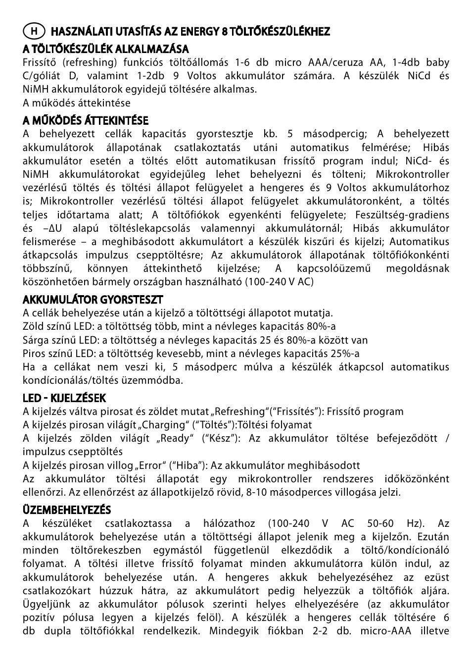 ANSMANN 5207132 Energy 8 User Manual | Page 22 / 26