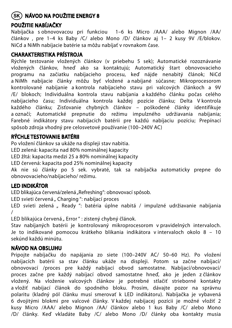 ANSMANN 5207132 Energy 8 User Manual | Page 24 / 26
