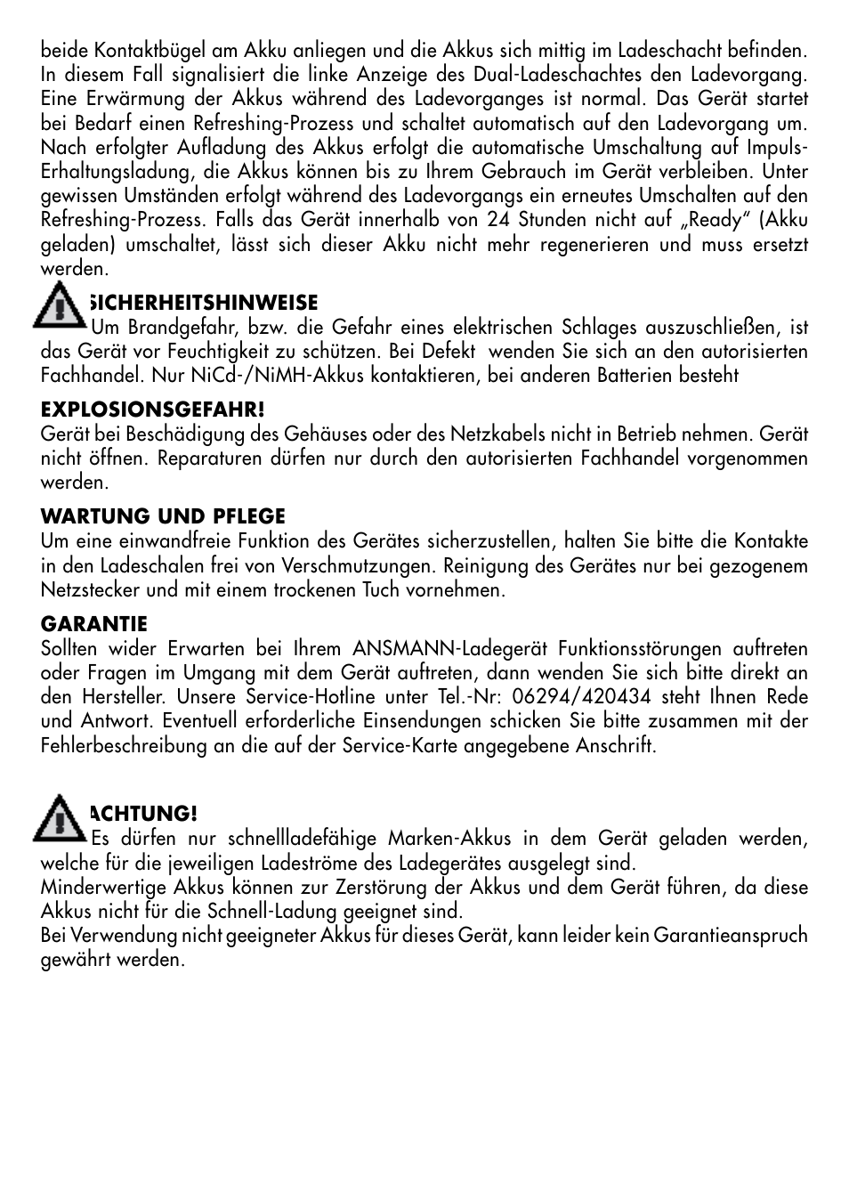 ANSMANN 5207132 Energy 8 User Manual | Page 3 / 26