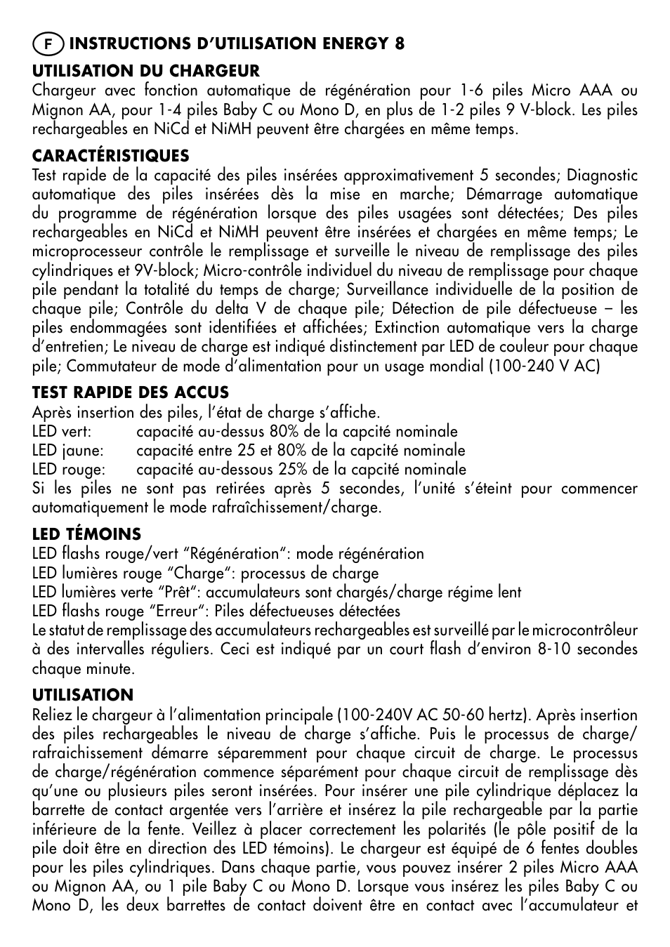 ANSMANN 5207132 Energy 8 User Manual | Page 6 / 26