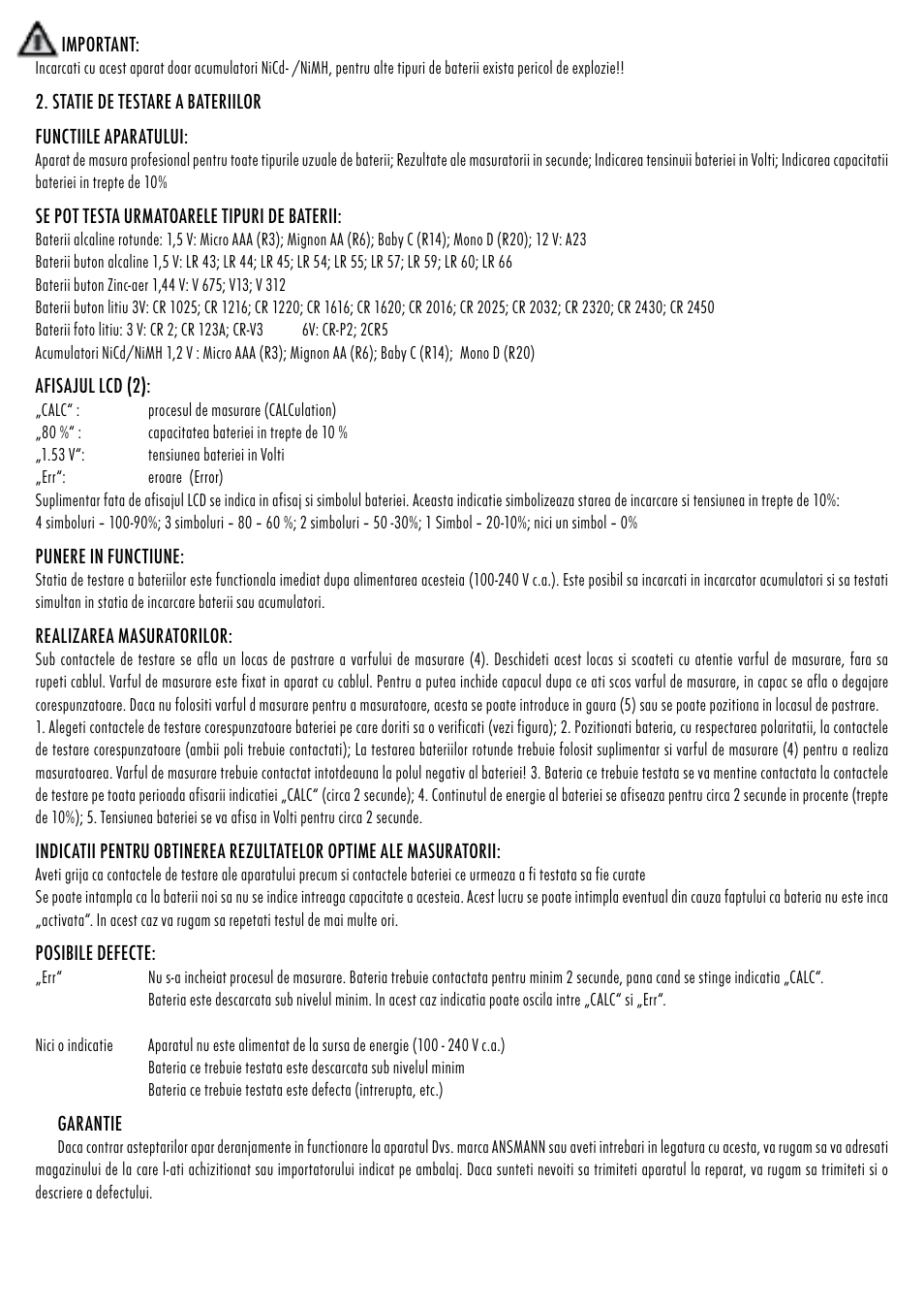 ANSMANN 5207313 Energy 8 professional User Manual | Page 38 / 41