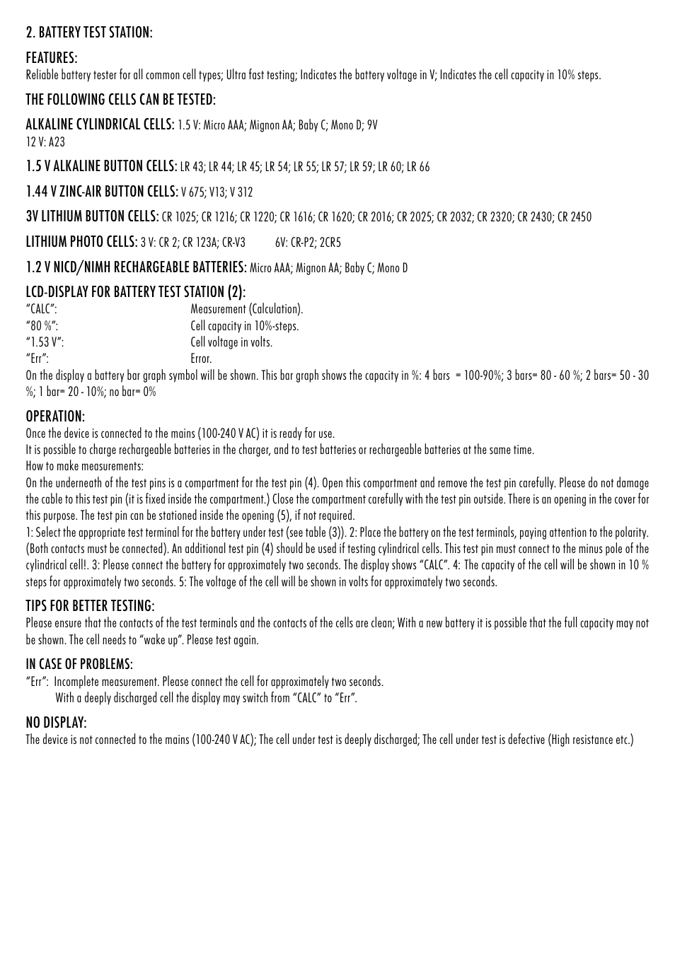 ANSMANN 5207313 Energy 8 professional User Manual | Page 4 / 41