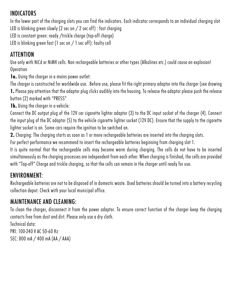 ANSMANN 5307213 Powerline 4 Globe User Manual | Page 4 / 45