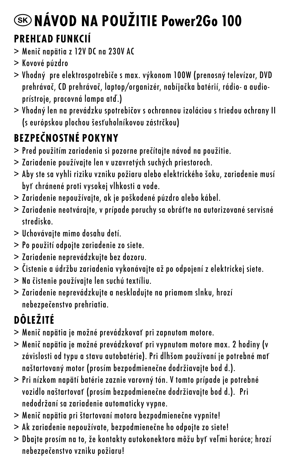 Návod na použitie power2go 100 | ANSMANN 5600013 Power2go 100 User Manual | Page 31 / 45