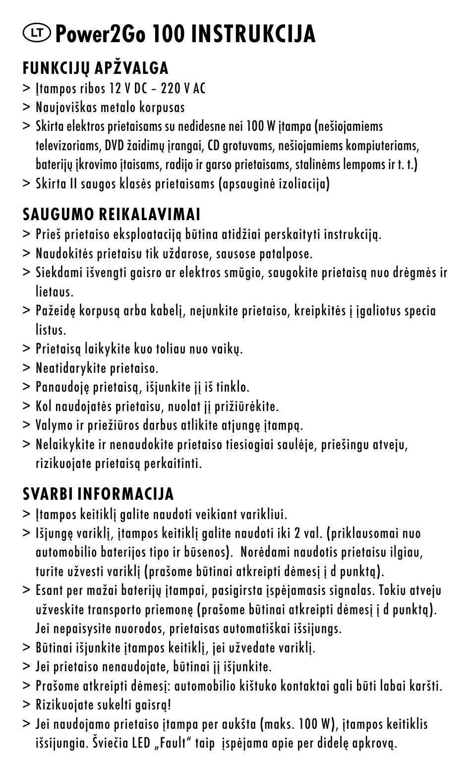 Power2go 100 instrukcija | ANSMANN 5600013 Power2go 100 User Manual | Page 39 / 45