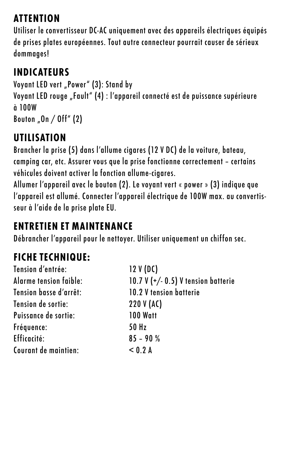 ANSMANN 5600013 Power2go 100 User Manual | Page 8 / 45