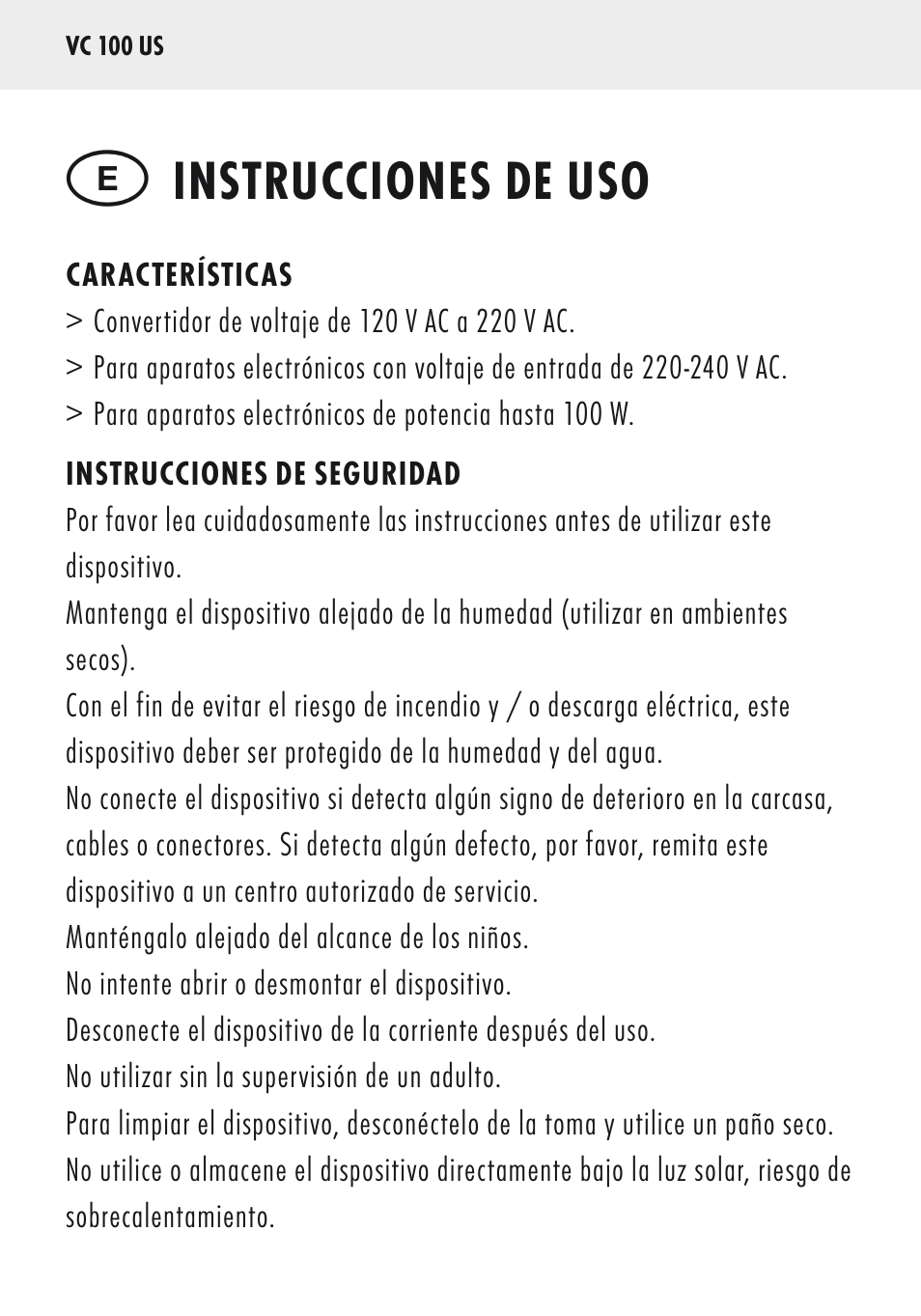 Instrucciones de uso | ANSMANN 5500032 VC 100 US User Manual | Page 14 / 36