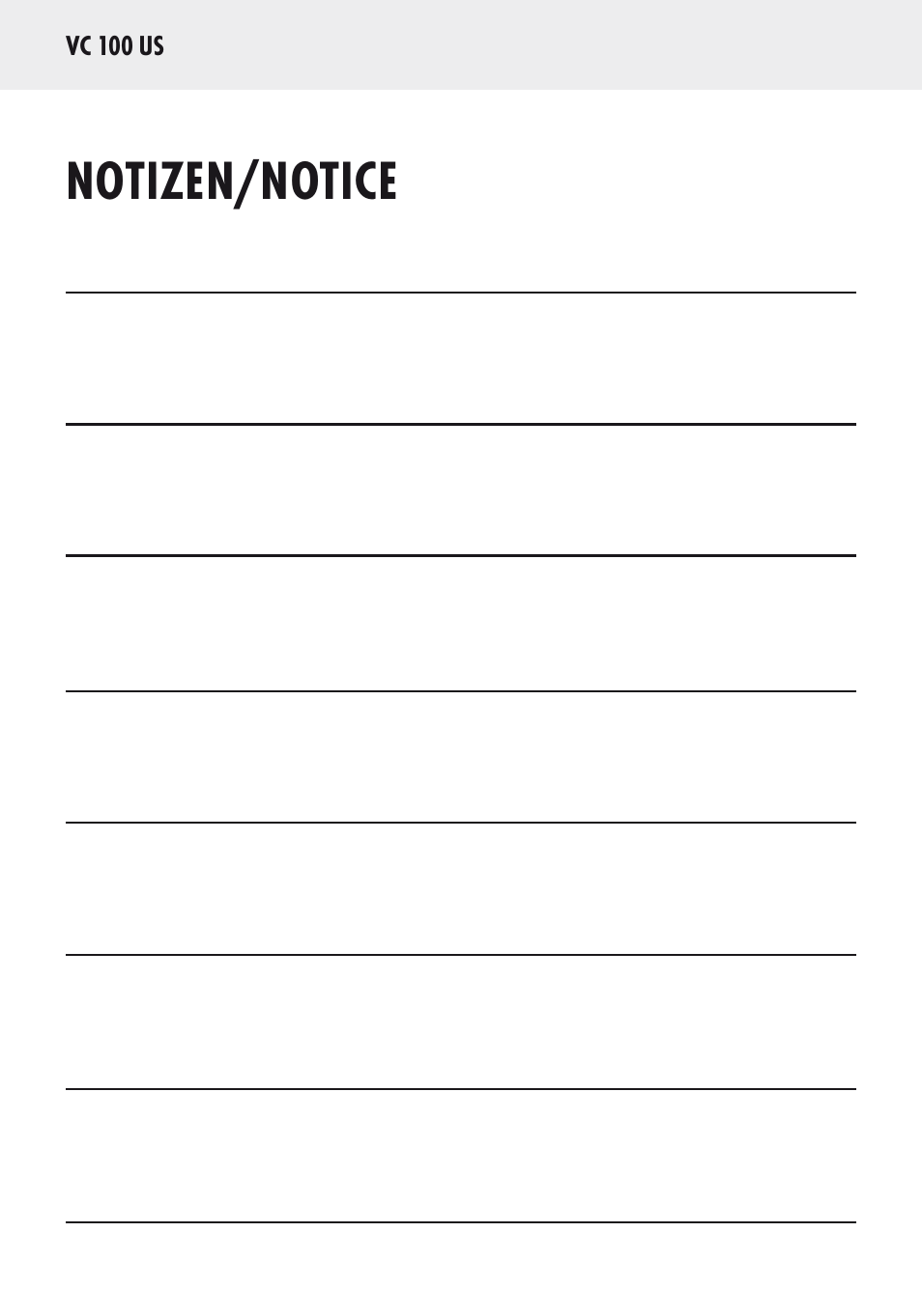 Notizen/notice | ANSMANN 5500032 VC 100 US User Manual | Page 34 / 36