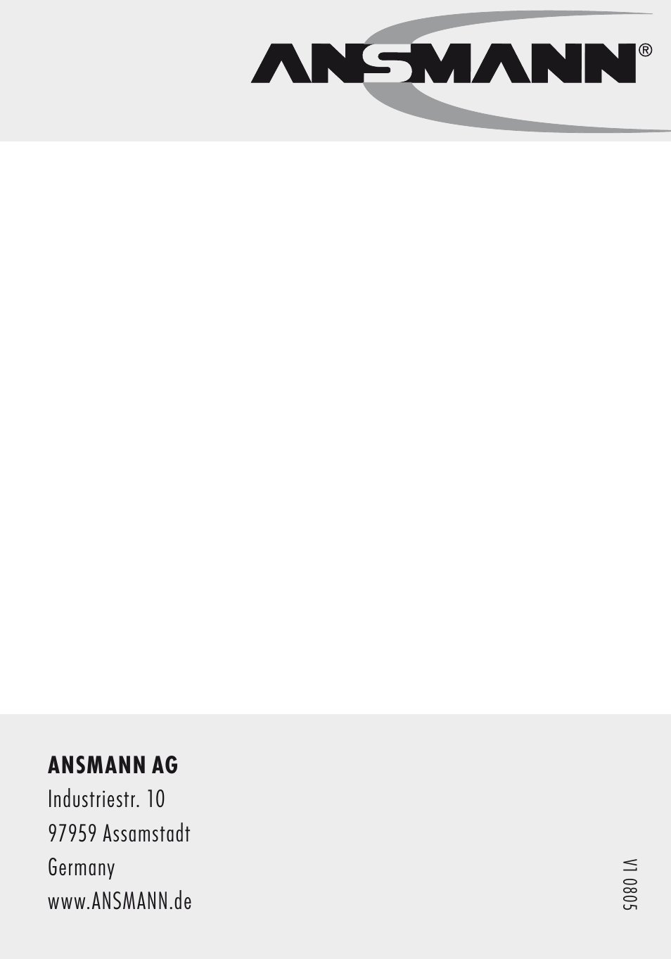 ANSMANN 5500032 VC 100 US User Manual | Page 36 / 36