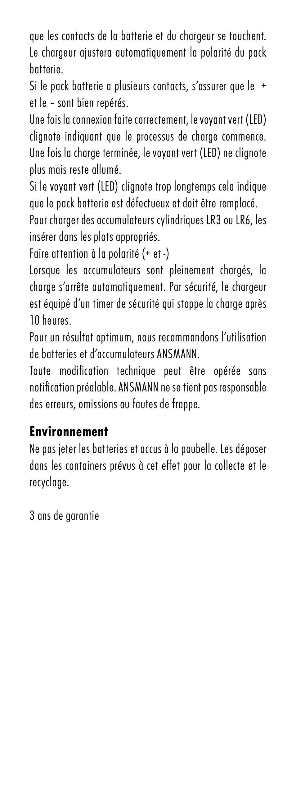 ANSMANN 5025113 DigiCharger Vario User Manual | Page 7 / 44