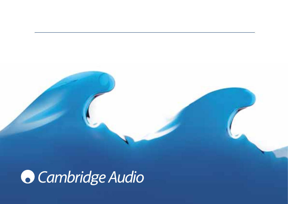 Cambridge Audio azur 540V User Manual | 20 pages