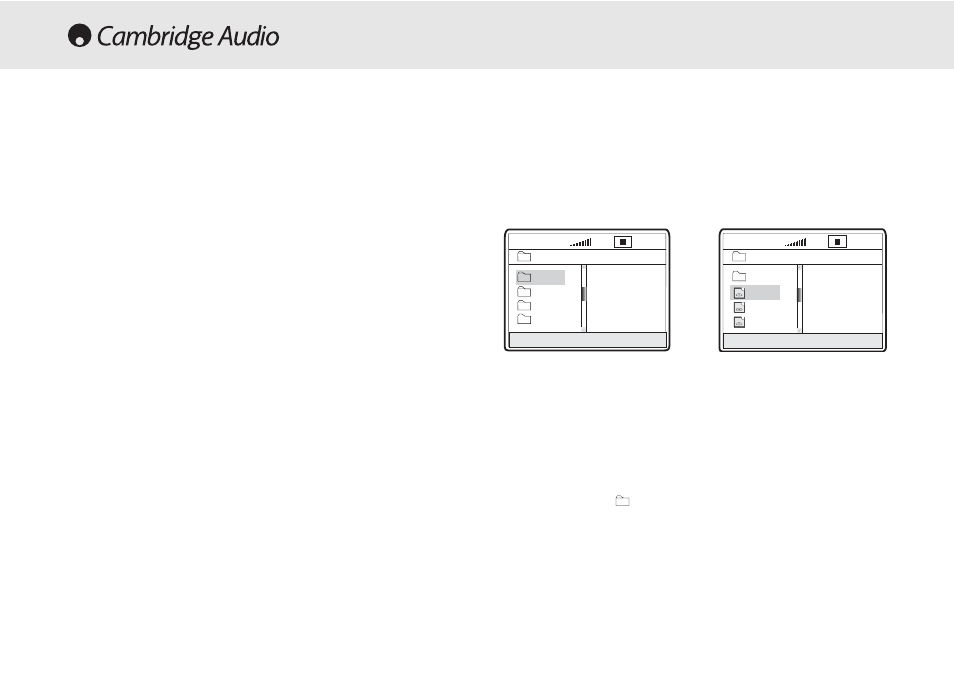 Lecture de fichiers mpeg4, Lecture mpeg4 | Cambridge Audio 80 Series User Manual | Page 70 / 212