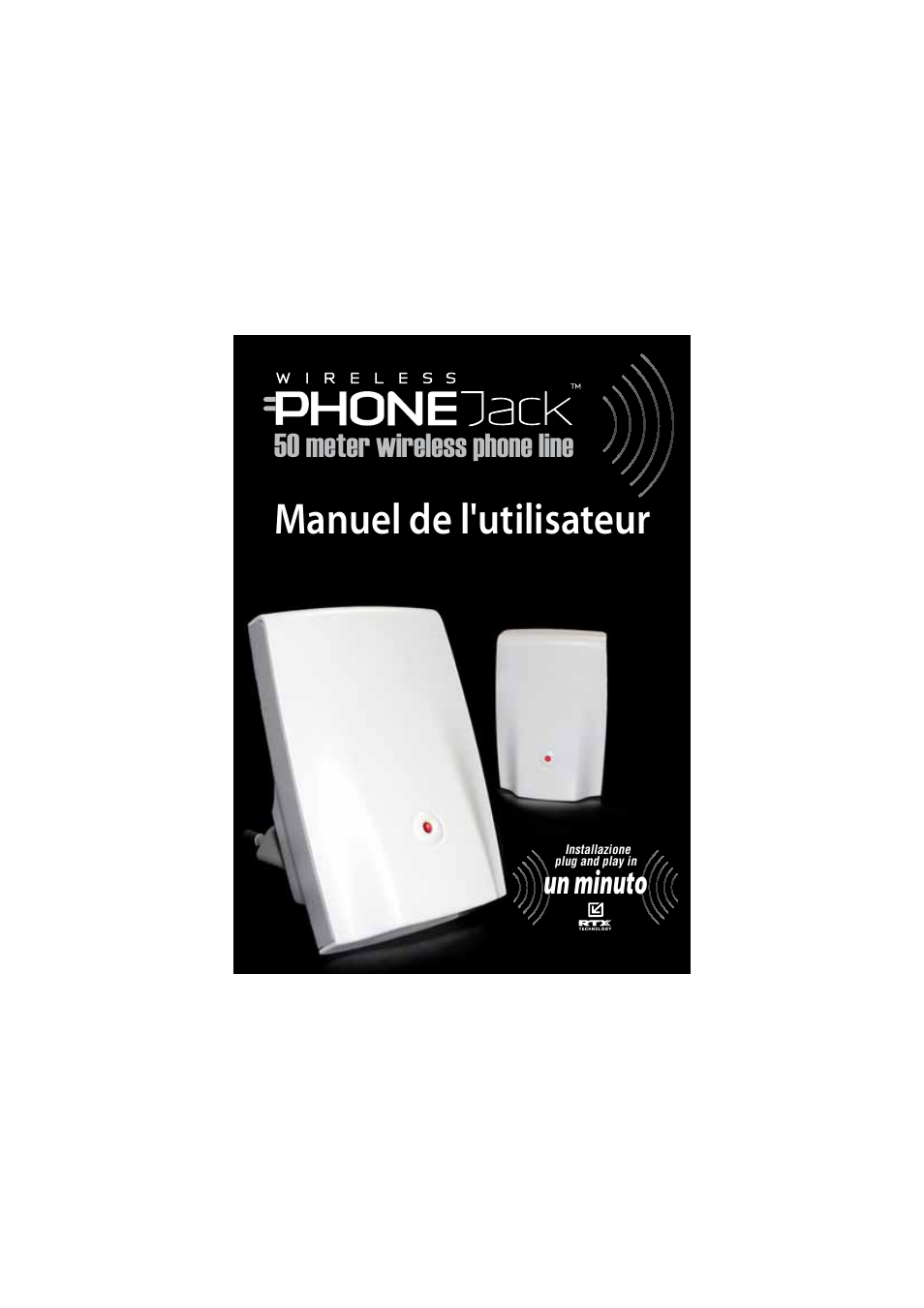 Manuel de l'utilisateur, 50 meter wireless phone line un minuto | AUDIOLINE DECT Air-Line 50 User Manual | Page 11 / 92