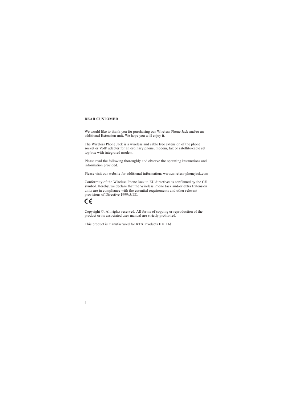 AUDIOLINE DECT Air-Line 50 User Manual | Page 4 / 92