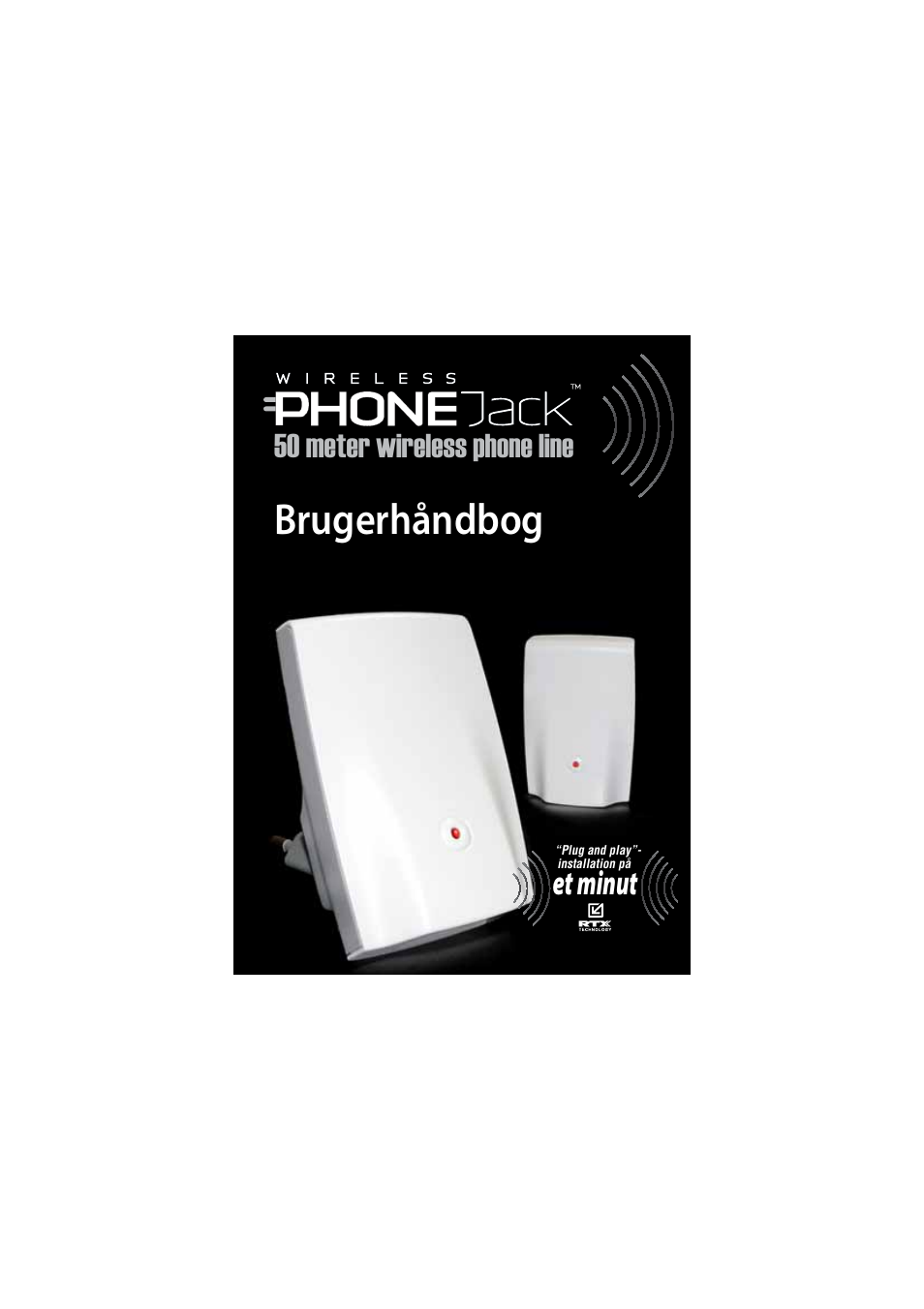 Brugerhåndbog, 50 meter wireless phone line et minut | AUDIOLINE DECT Air-Line 50 User Manual | Page 75 / 92