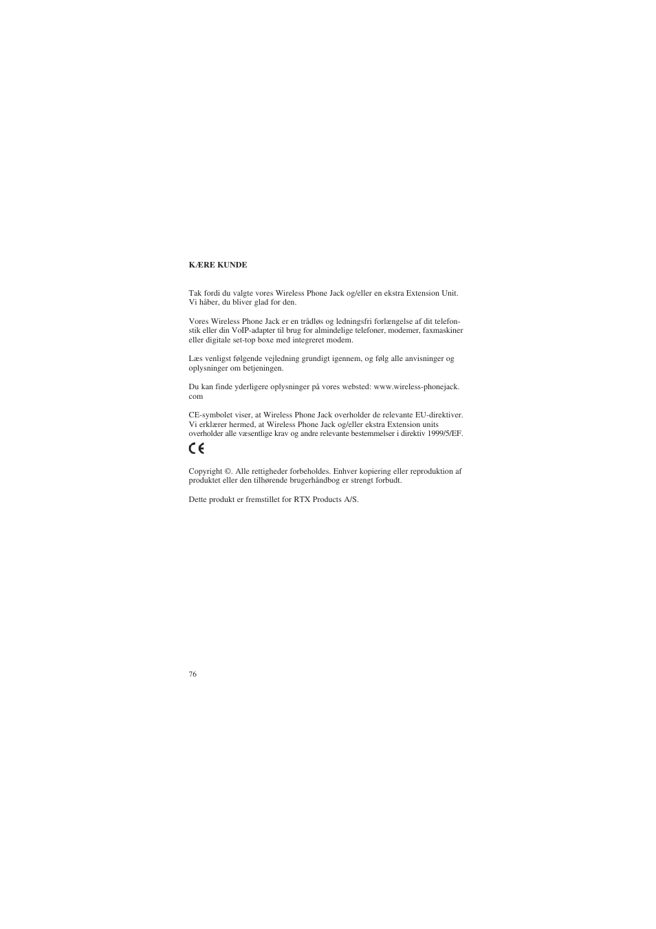 AUDIOLINE DECT Air-Line 50 User Manual | Page 76 / 92