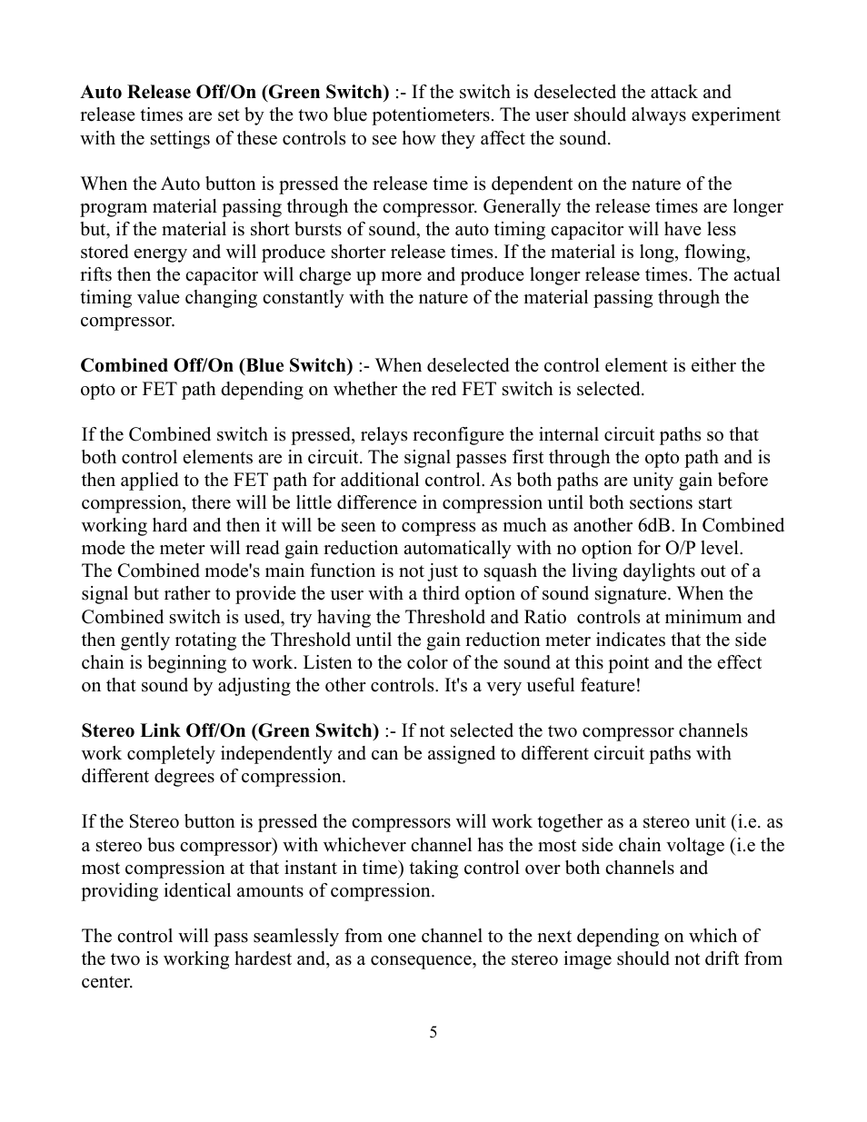 Aurora Audio GTC2 User Manual | Page 5 / 8