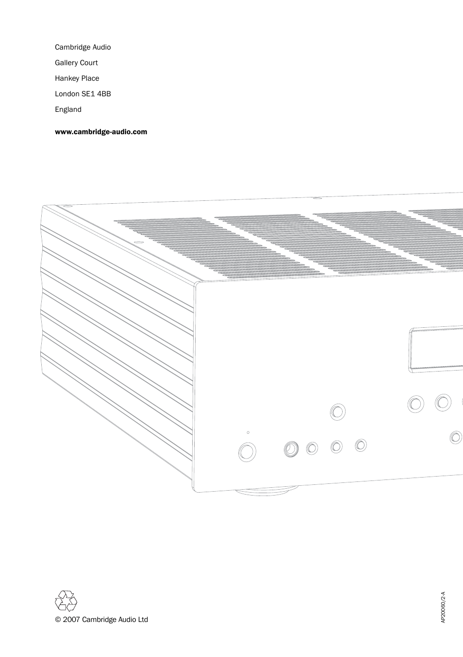 Cambridge Audio 640R Azur User Manual | Page 30 / 30