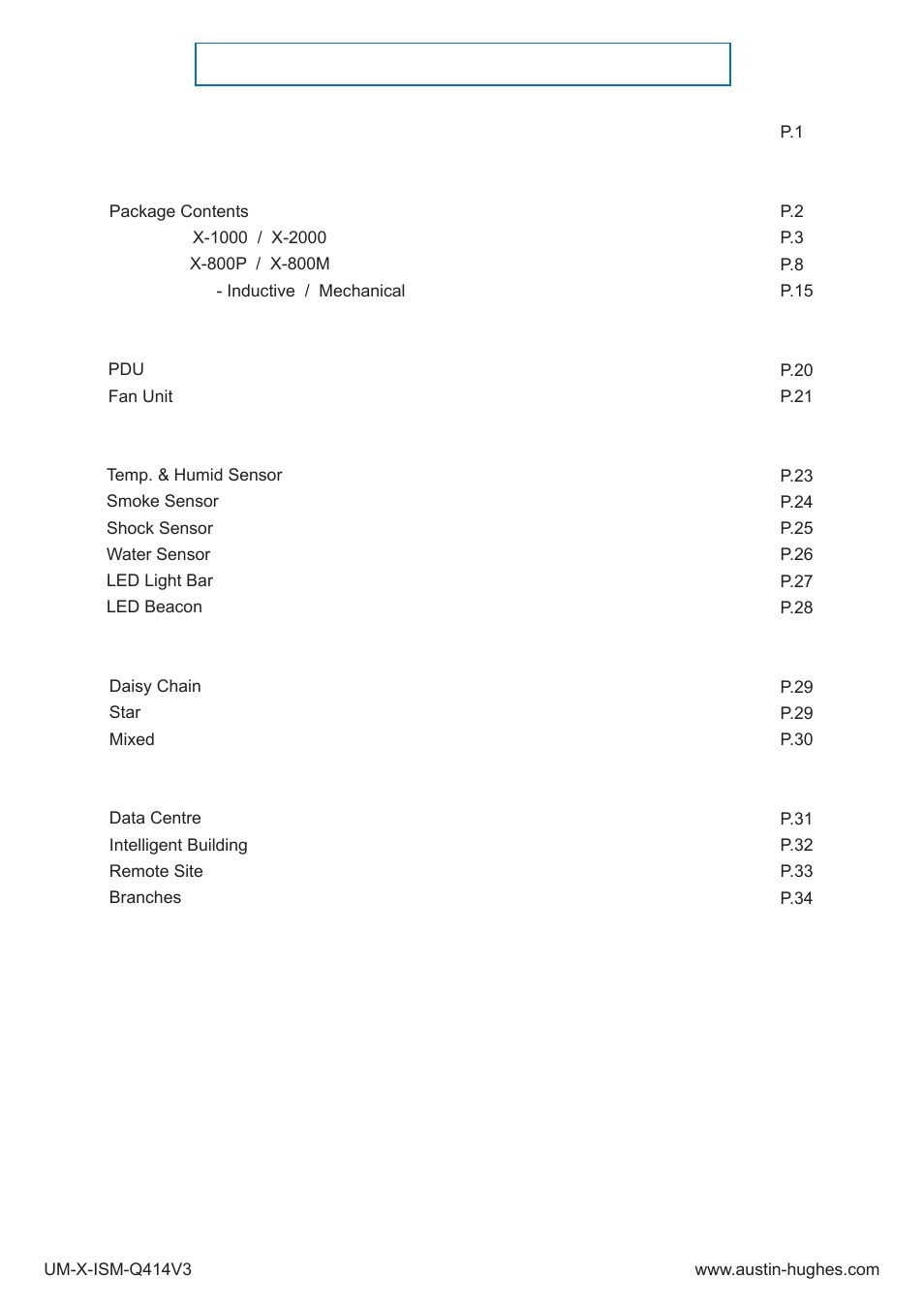 Content, Part i. hardware & network setup | Austin Hughes X-800 Smartcard  Handle User Manual | Page 4 / 85
