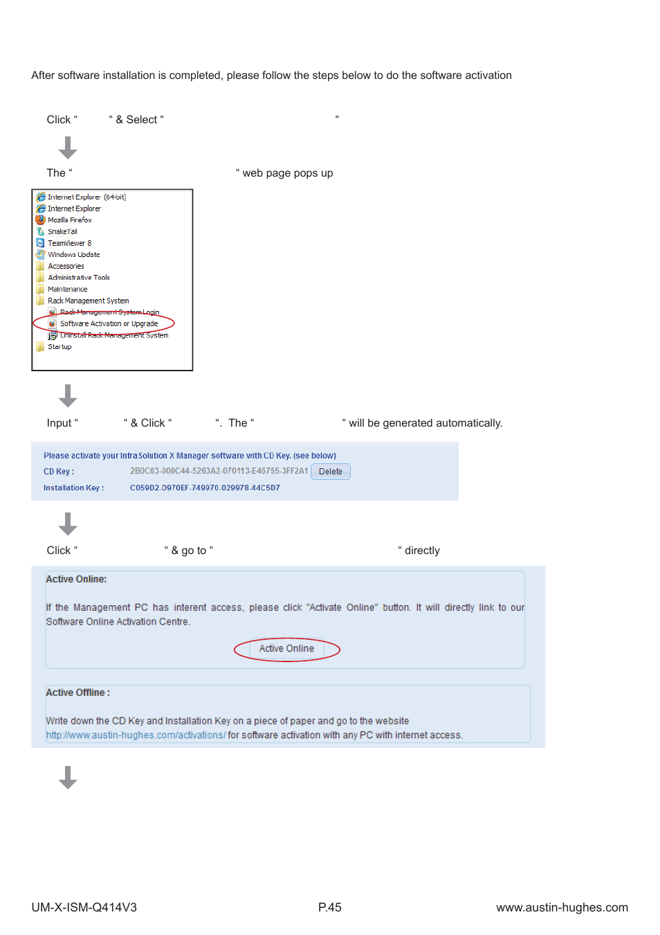 8 > software activation | Austin Hughes X-800 Smartcard  Handle User Manual | Page 50 / 85