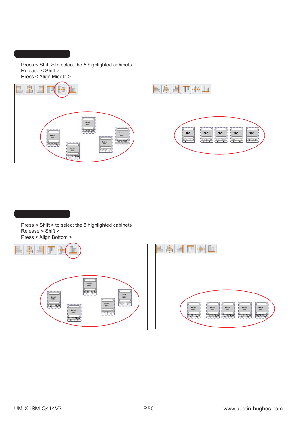 1 > cabinet alignment | Austin Hughes X-800 Smartcard  Handle User Manual | Page 55 / 85