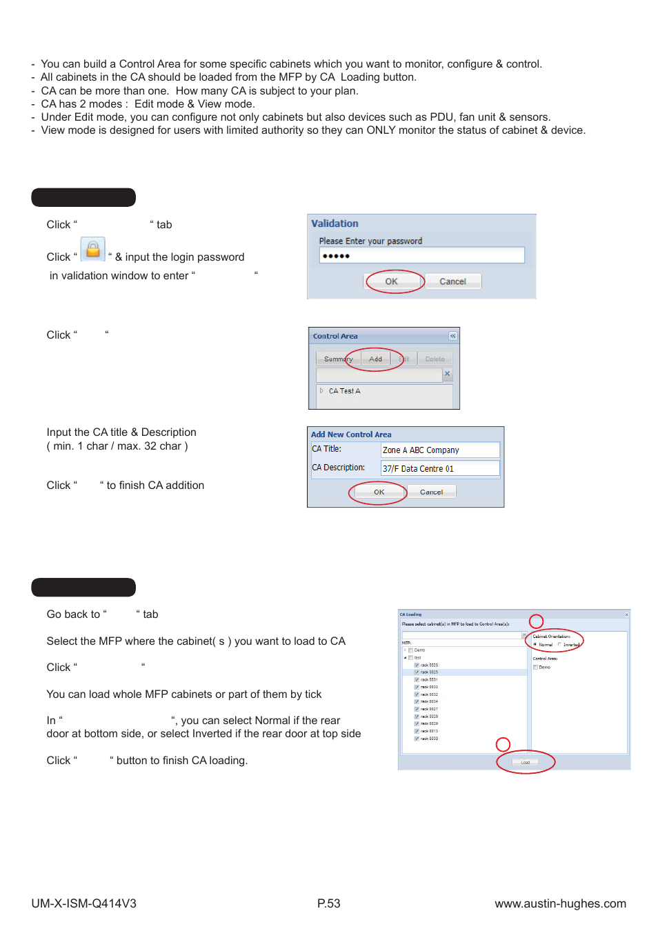 3 > ca - control area | Austin Hughes X-800 Smartcard  Handle User Manual | Page 58 / 85