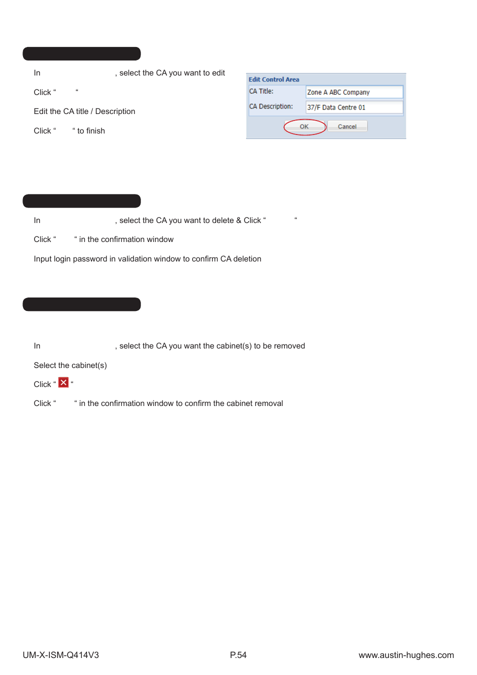 3 > ca - control area | Austin Hughes X-800 Smartcard  Handle User Manual | Page 59 / 85