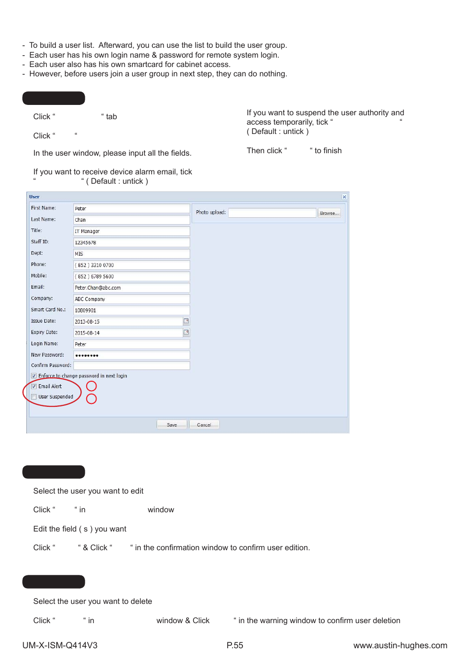 4 > user setup | Austin Hughes X-800 Smartcard  Handle User Manual | Page 60 / 85